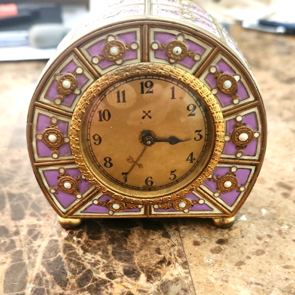 Vintage Antique Deco Table Clock Germany